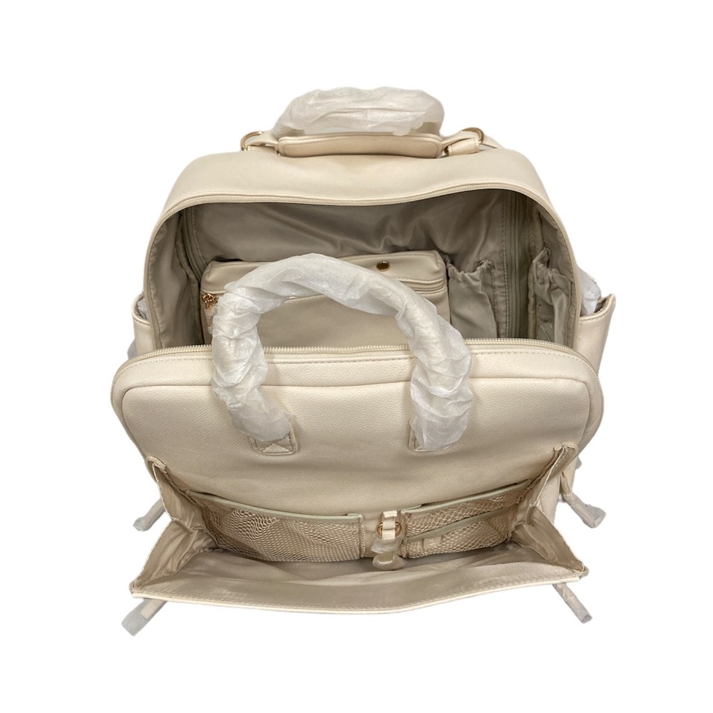 Ayla&Co Diaper Bag Ivory Full Size NIB - Picture 3 of 7